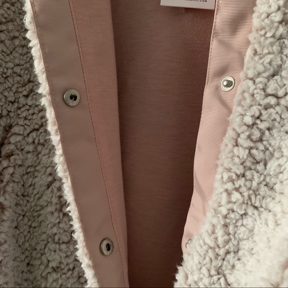 Pale Mauve Teddy Jacket - Picture 2 of 6